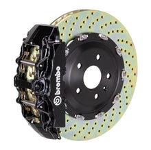 Load image into Gallery viewer, Brembo 02-05 7-Series (Thru 3/5 Prod) Fr GT BBK 8Pis Cast 380x34 2pc Rotor Drilled-Black