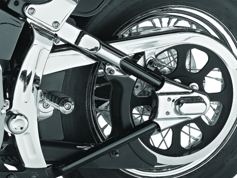 Kuryakyn Boomerang Frame Covers For 00-07 Softail Chrome