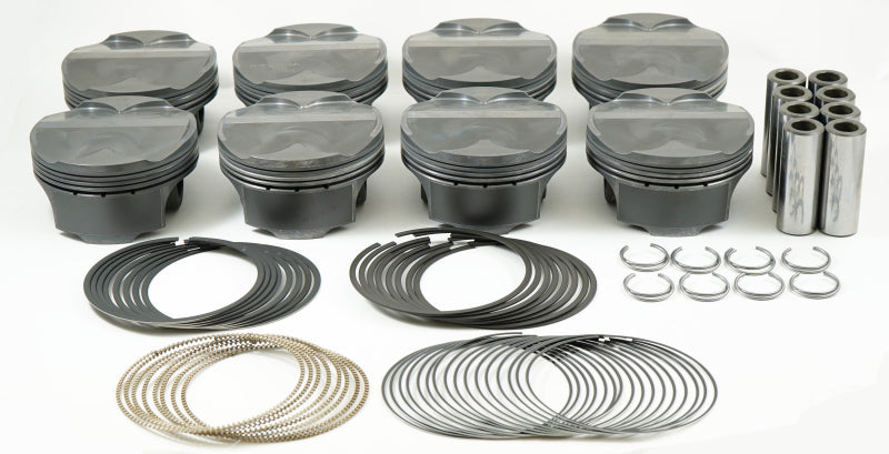 Mahle MS Piston Set SBF 304ci 3.640in Bore 3.65in Stroke 5.933in Rod .866 Pin 3cc 11.3 CR Set of 8