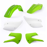 Acerbis 01-13 Kawasaki KX85/100/ 03-06 Suzuki RM100 Plastic Kit - Green/White Original 05