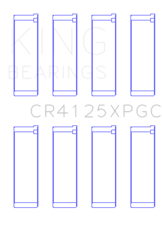 King Subaru EJ20/EJ22/EJ25 (Suites 52mm Journal Size) (Size STD) Tri-Metal Coated Rod Bearing Set