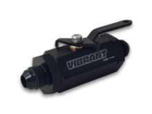 Load image into Gallery viewer, Vibrant -4AN to -4AN Male Shut Off Valve - Black