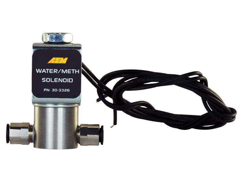 AEM Water Methanol Injection System - High-Flow Low-Current WMI Solenoid 200PSI 1/8in-27NPT