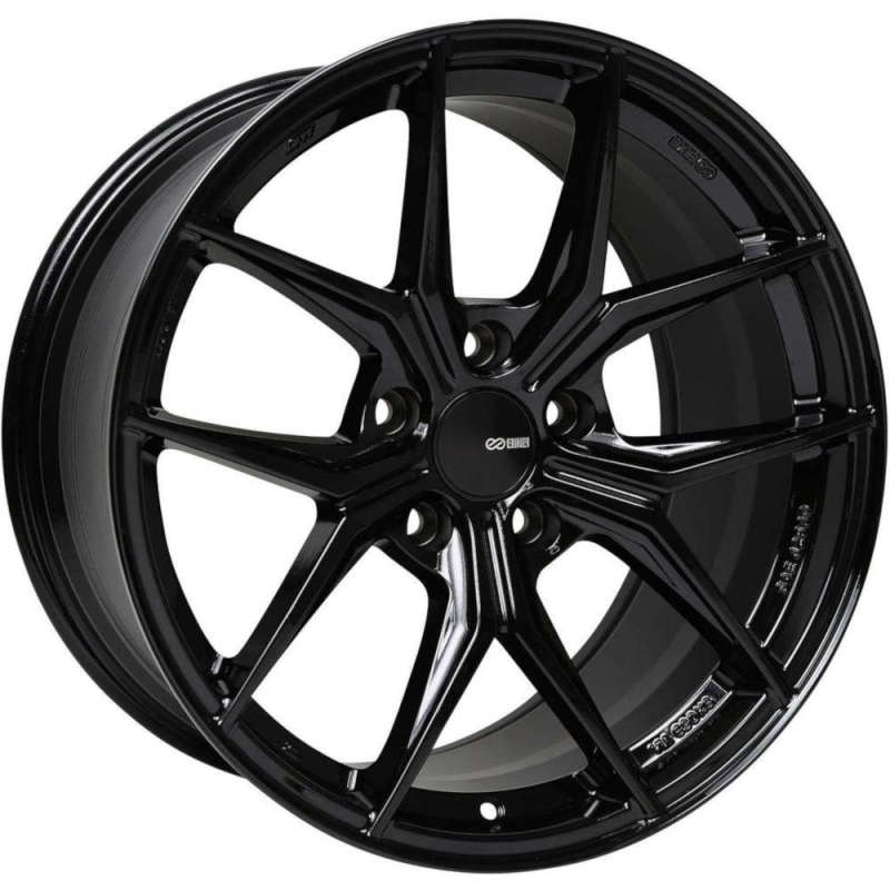 Enkei TSR-X 20x9.5 40mm Offset 5x114.3 BP Gloss Black Wheel