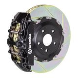 Brembo 02-08 G500/03-04 G55/09-18 G550 Fr GT BBK 8 Piston Cast 365x34 2pc Rotor Slotted Type1-Black