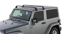 Load image into Gallery viewer, Rhino-Rack 07-22 Jeep Wrangler JK/JL 2 Door Hard Top Vortex SG 2 Bar Roof Rack - Black