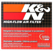 Load image into Gallery viewer, K&amp;N Universal Chrome Filter 2.25 Inch Flange / 3.5 Inch Base / 2 Inch Top / 4 Inch Height