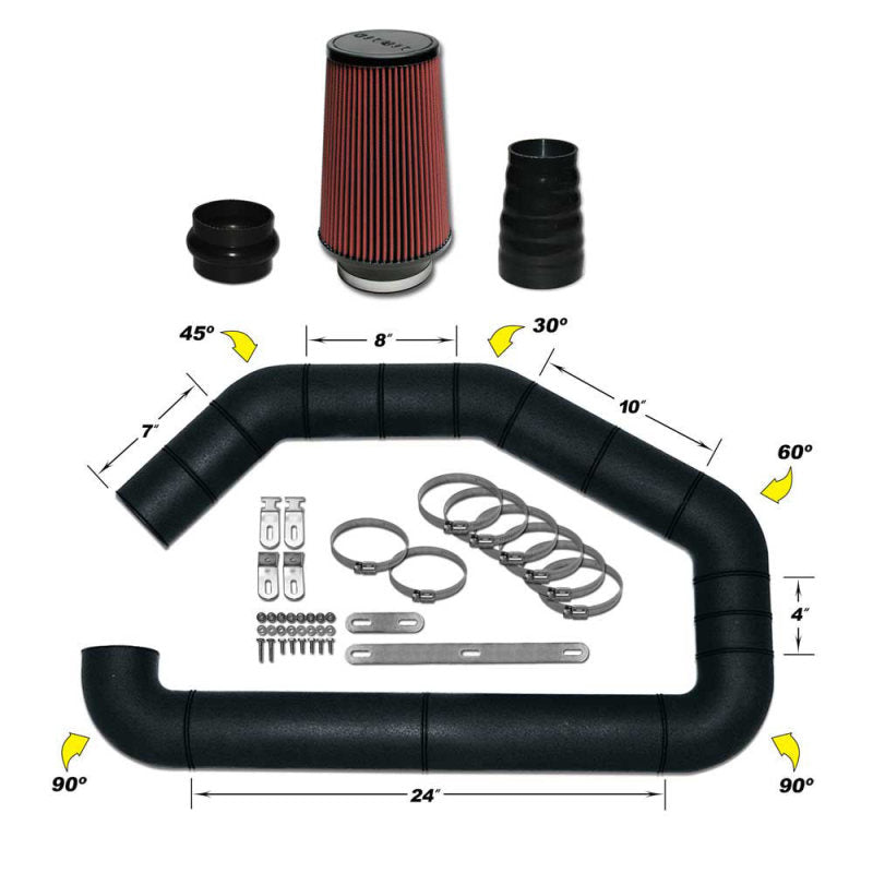 Airaid U-Build-It - Universal 4in Master Kit I w/700-470 (9in) Filter