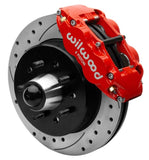 Wilwood Big Brake Kit - Forged Narrow Superlite 6R Front 12.19in Drilled Rotors 88-98 C1500 - Red