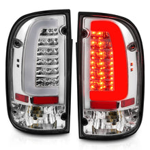 Load image into Gallery viewer, ANZO 95-00 Toyota Tacoma LED Taillights Chrome Housing Clear Lens (Pair)