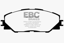 Load image into Gallery viewer, EBC 06-08 Toyota RAV 4 2.4 (3rd Row Seats) Greenstuff Front Brake Pads