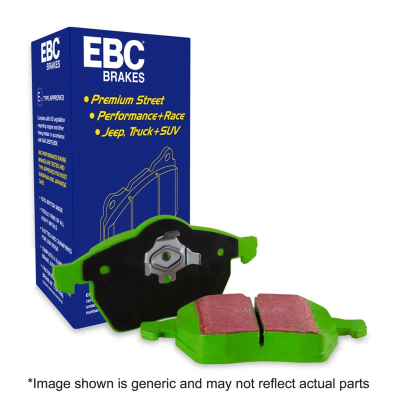 EBC 02 Cadillac Escalade 5.3 (Akebono rear caliper) Greenstuff Front Brake Pads