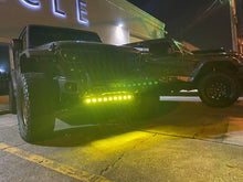 Load image into Gallery viewer, ORACLE Lighting 2019+ Jeep Wrangler JL Skid Plate w/ Integrated LED Emitters - Yellow SEE WARRANTY