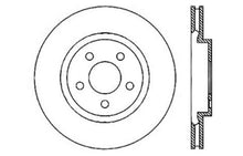 Load image into Gallery viewer, StopTech 05-09 Chrysler 300 (5.7L V8 exc SRT-8) Rear Left Slotted &amp; Drilled Rotor