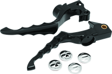 Load image into Gallery viewer, Kuryakyn Zombie Levers 04-13 XL Models Gloss Black