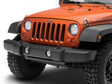 Load image into Gallery viewer, Raxiom 97-18 Jeep Wrangler TJ/JK Axial Spider LED Headlight w/ Amber DRL- Chrome Hsng (Clear Lens)