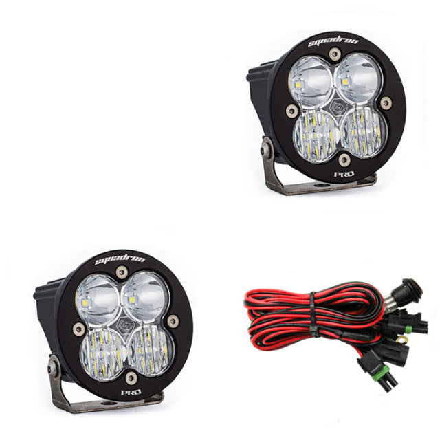 LED Light Pods - Baja Designs Squadron Pro Series Driving Combo Pattern Pair